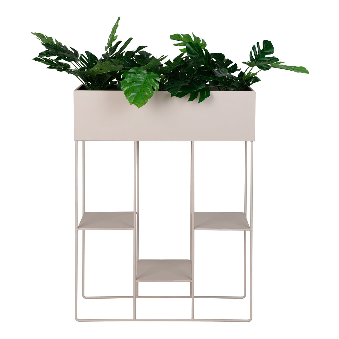 Rabo Planter - Planter, steel, 3 shelves, sand 25x60x80 cm