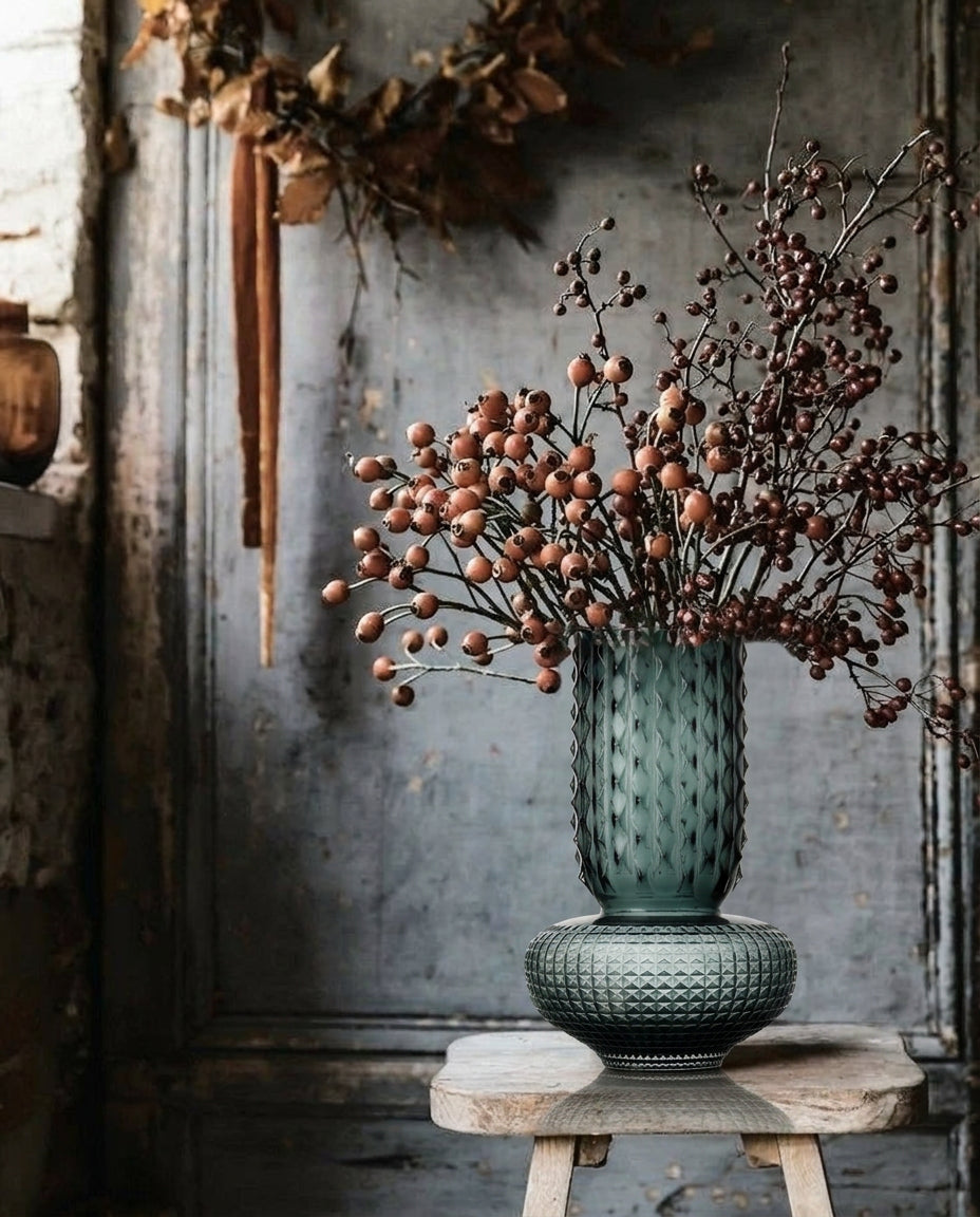 The Sapphire Jewel Vase - Blue - L