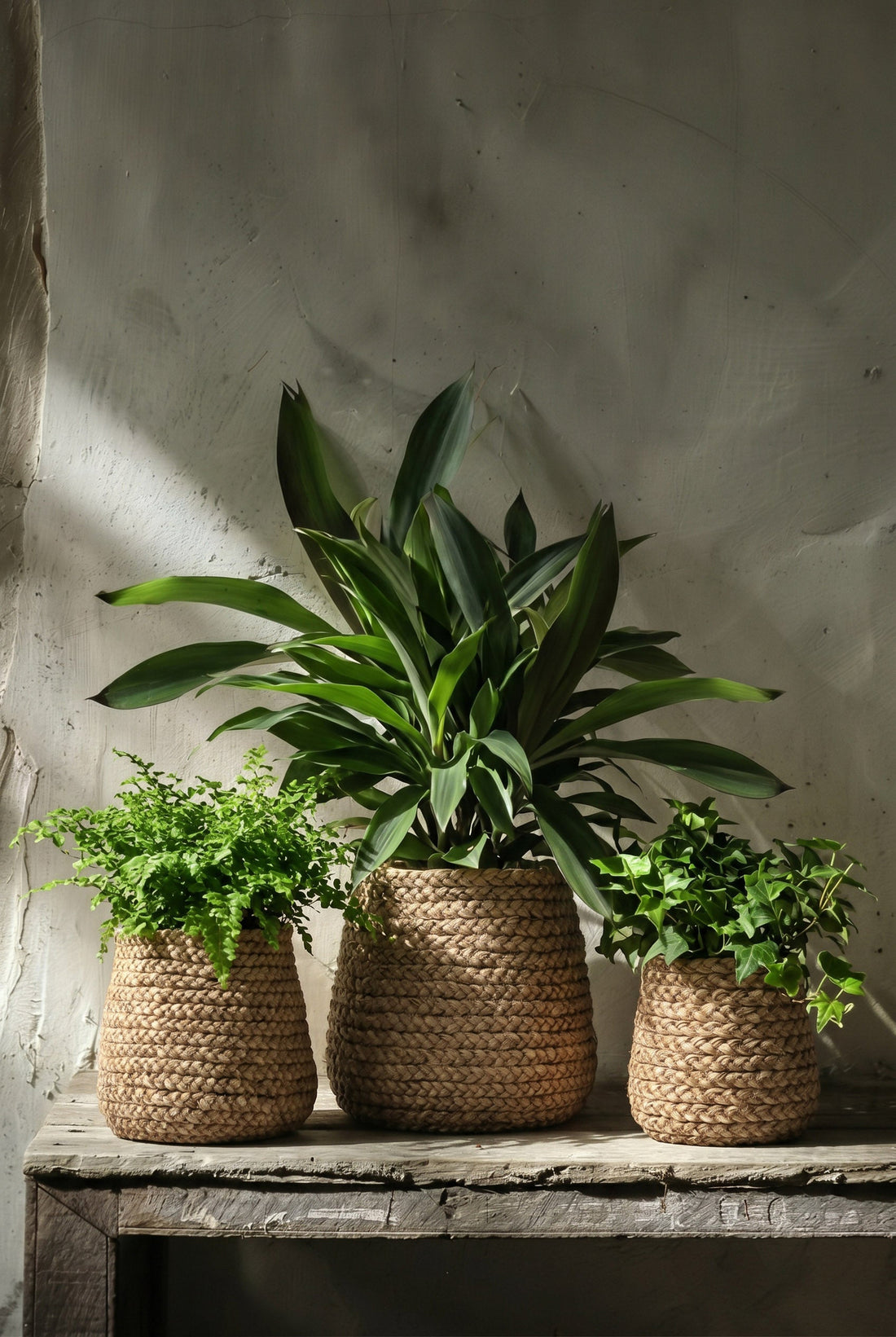 The Fake Braided Planter - Natural - S