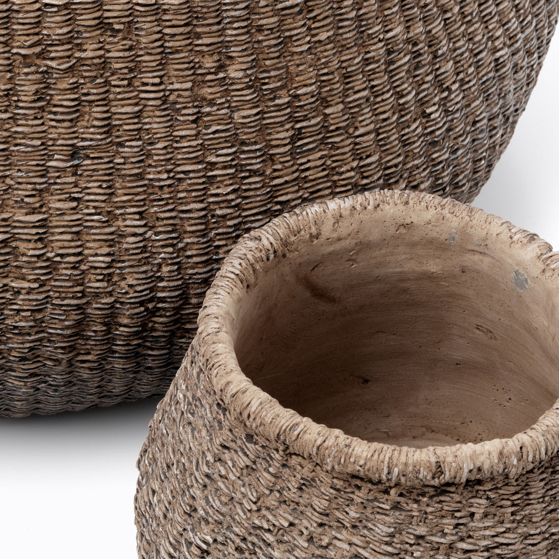 The Faux-Puff Planter - Brown - XL