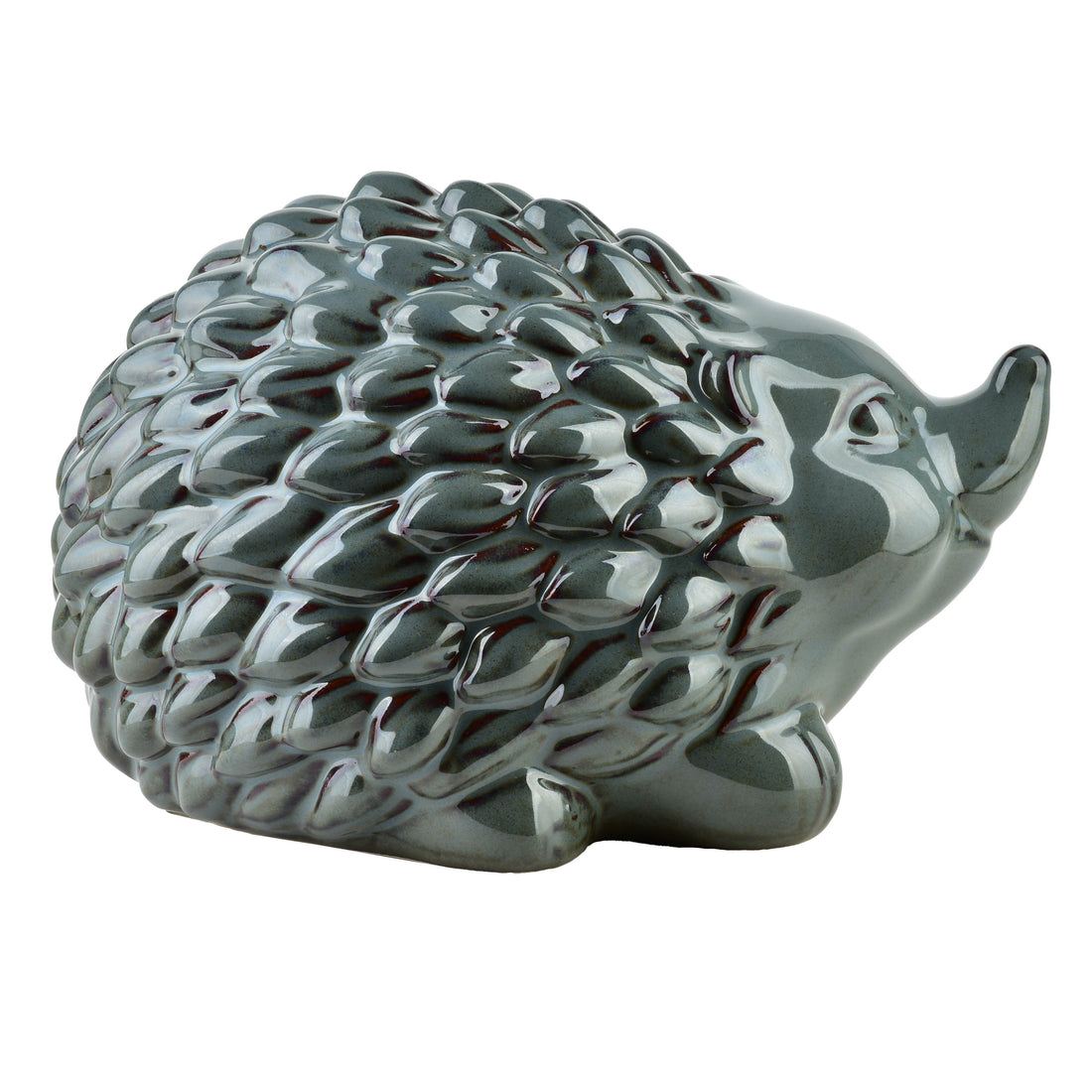 MAVE BLUE Figura jeż ceramiczny 23x16x14 cm AW25