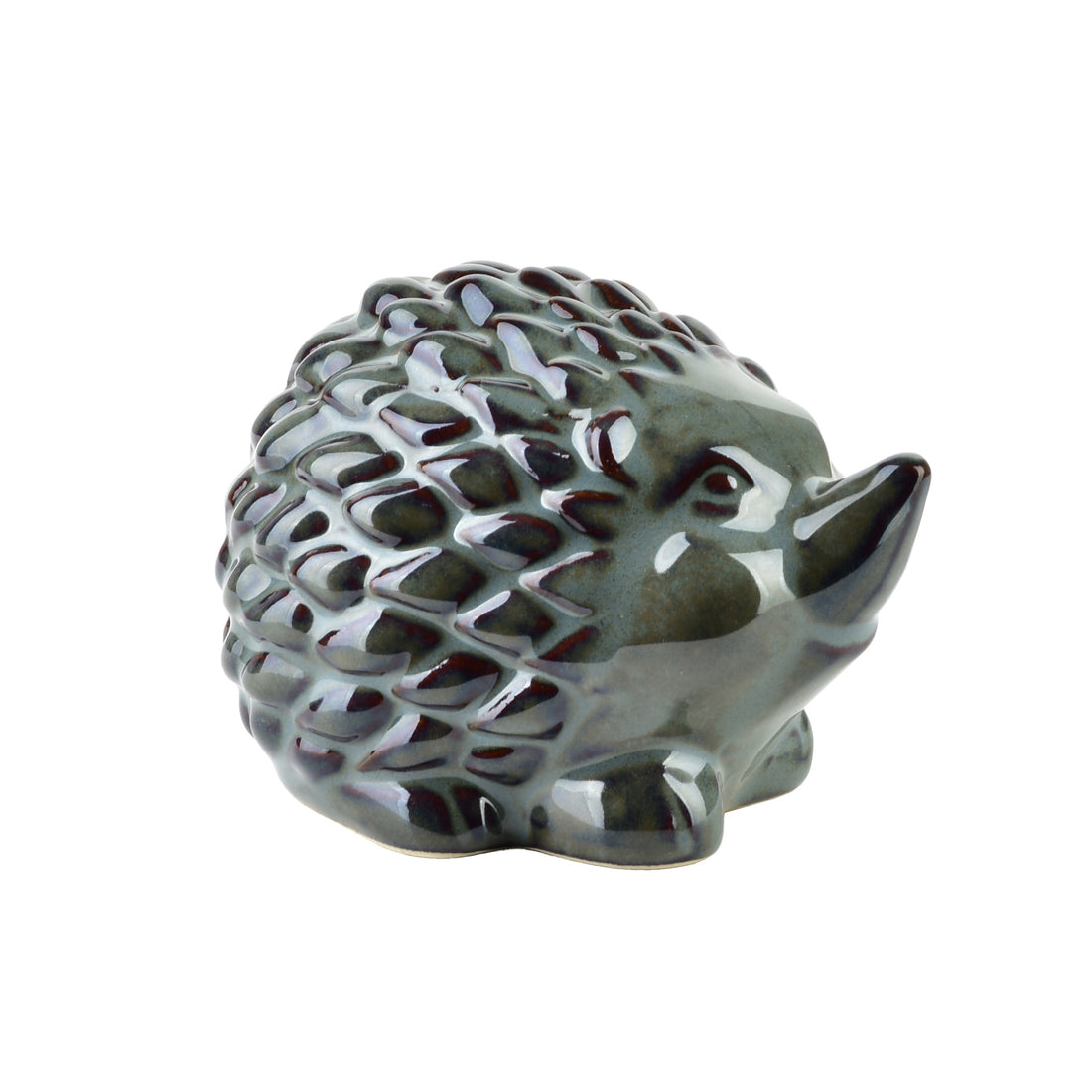 MAVE BLUE Figura jeż ceramiczny 10x8x7 cm AW25