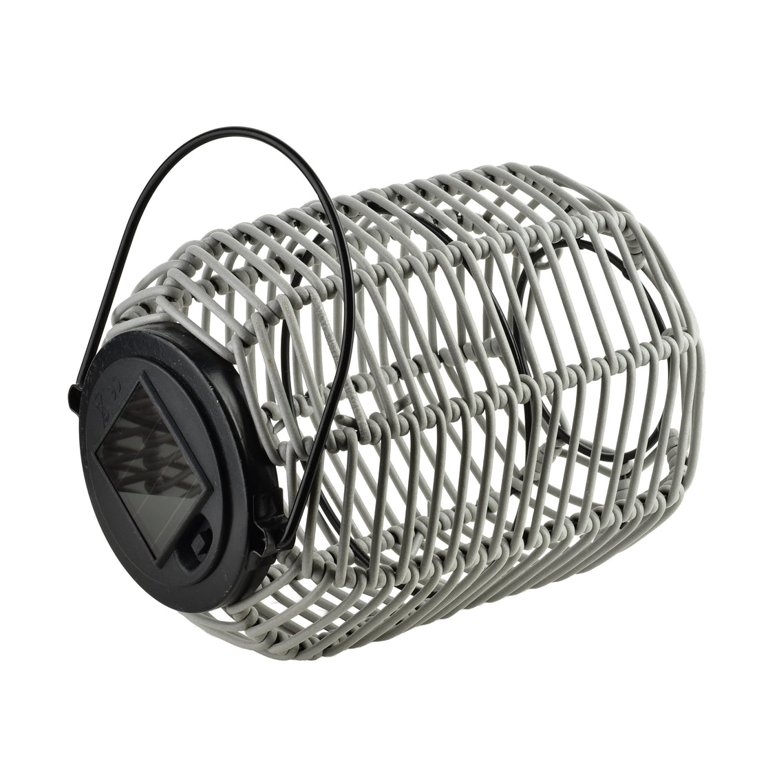 SOKKE GREY Lampion solarny 15x20/31cm
