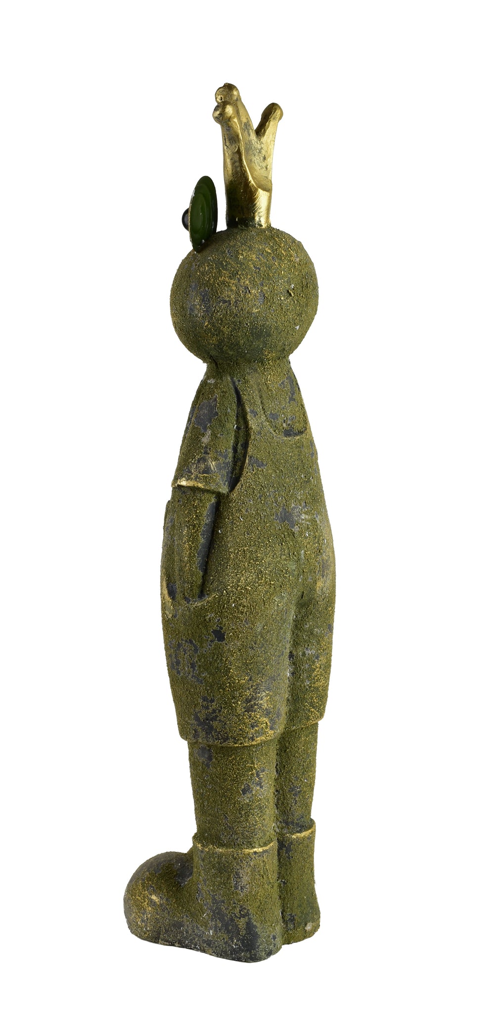 LARI Figura żaba 17x16,5x69CM chłopak