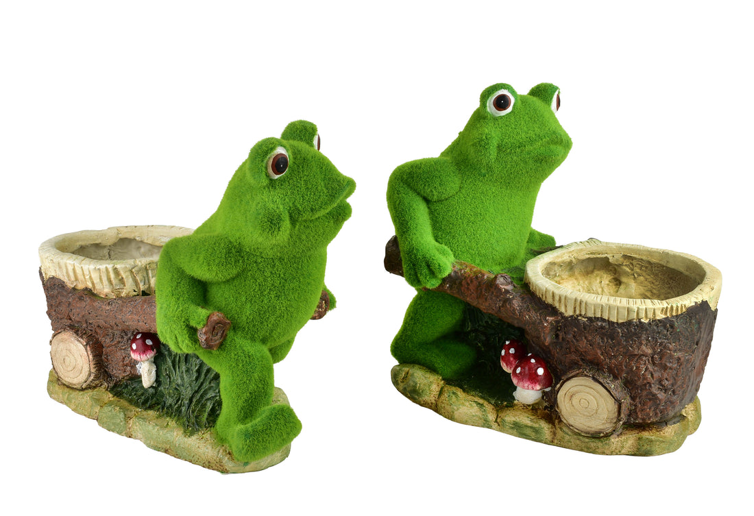 PASSARI Figura osłonka żaba 43x24x37CM