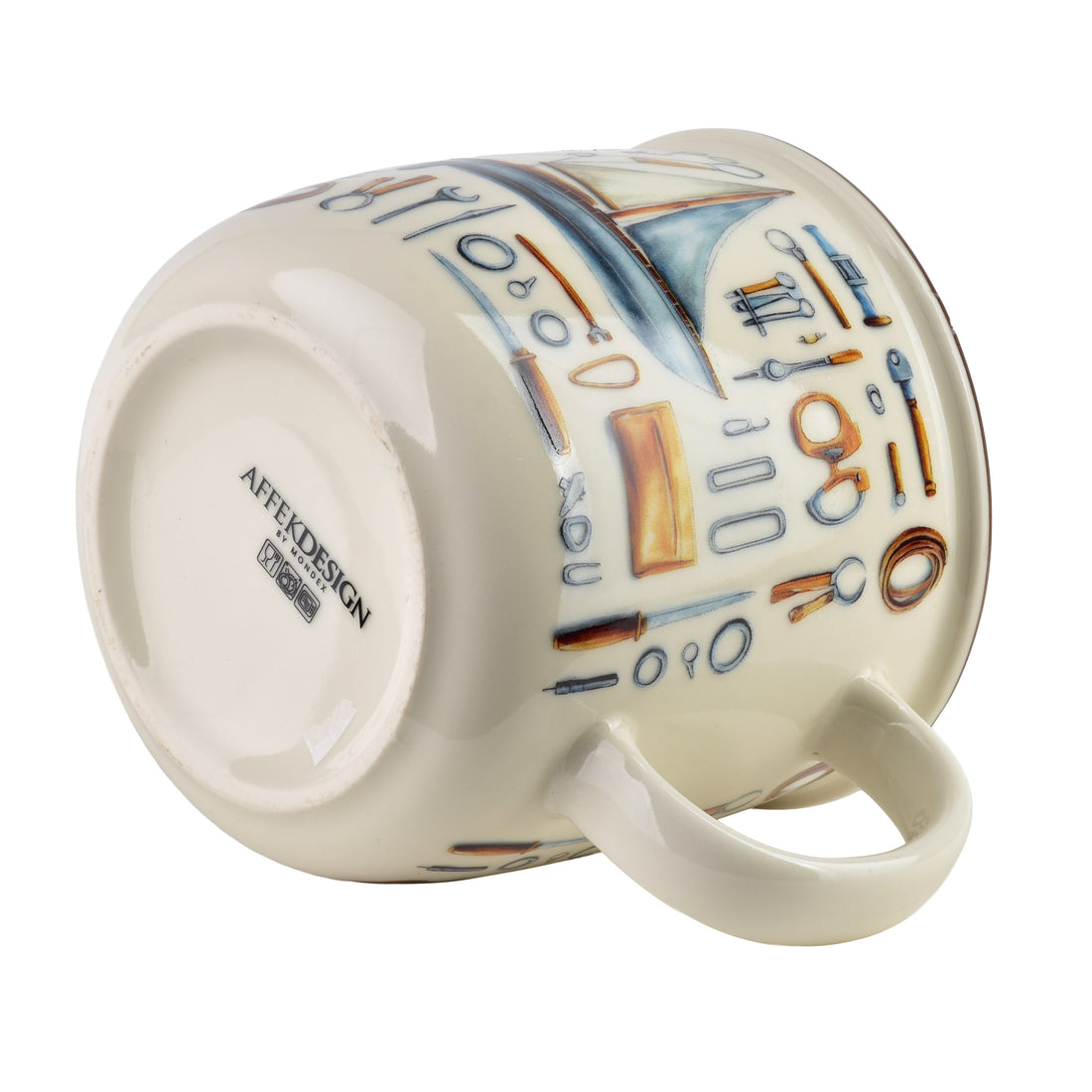 NORMAN Kubek 450ml 9,6x13x9,3cm żaglówka