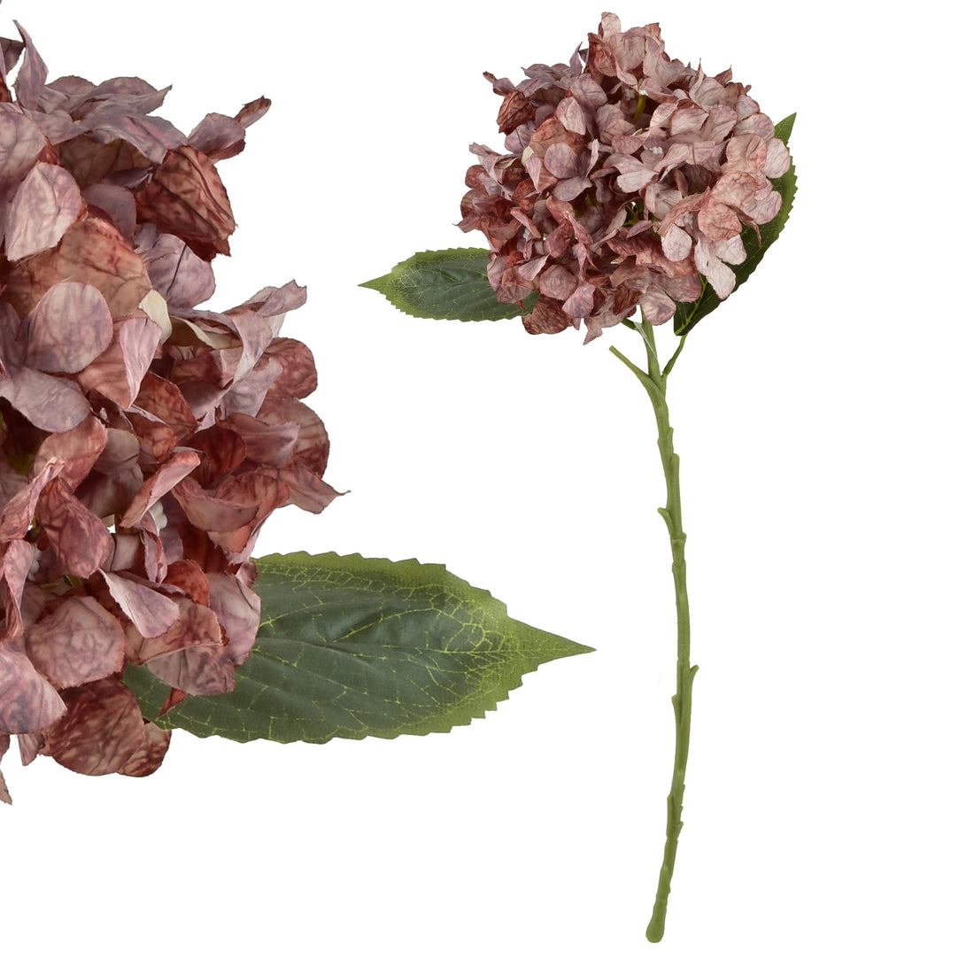 VIRIDIS Kwiat sztuczny Hortensja 53cm