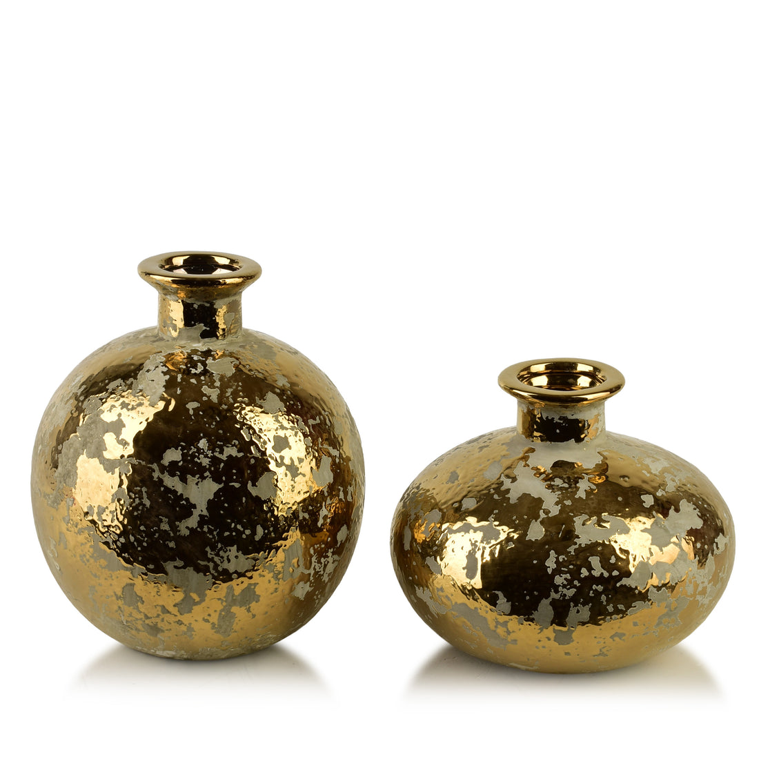 YARINE GOLD Wazon 14x6x15cm