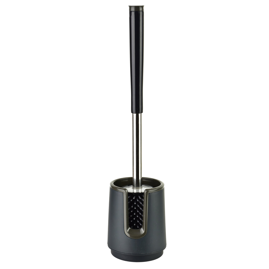EDA SILICONE Szczotka WC czarna 10x41 cm TPR