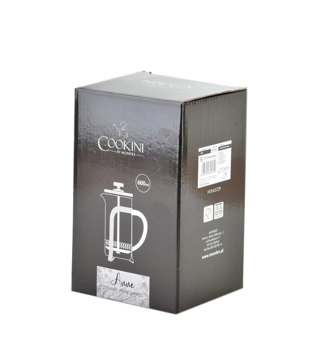 ANNE Dzbanek zaparzacz 600ml COOKINI 9,5x15x19 cm