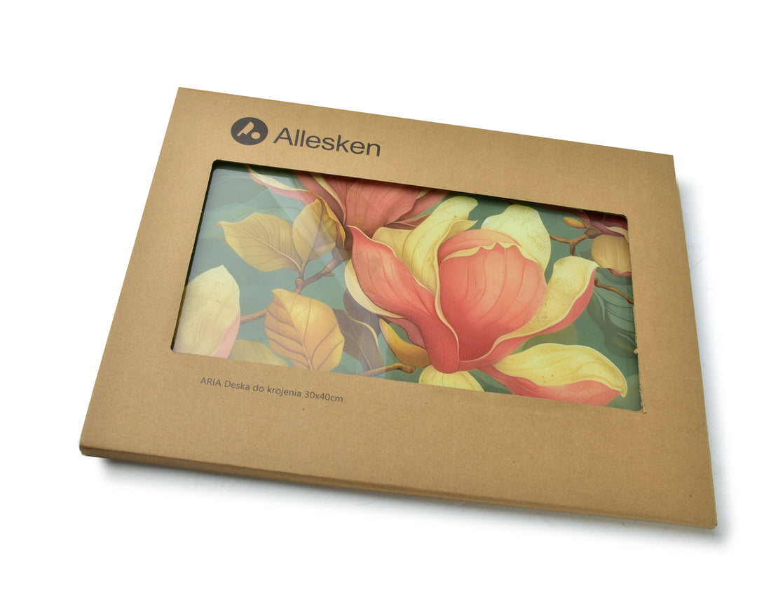 Aria Deska szklana 40x30cm magnolia
