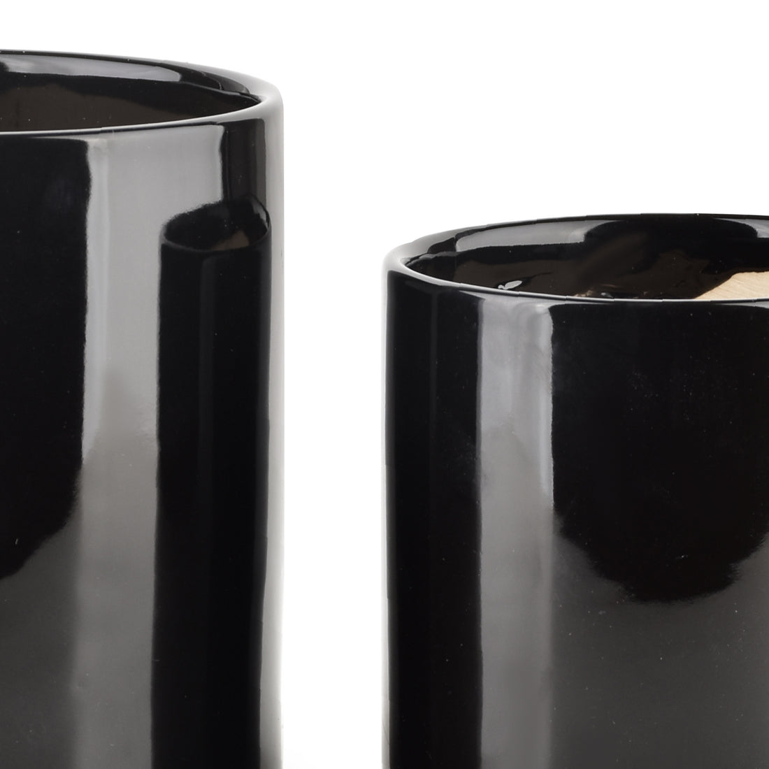 NEVA BLACK KOMPLET 3 DONICZEK 14x14x15/1,5x11,5x11,5/8,5x8,5x8,5 cm