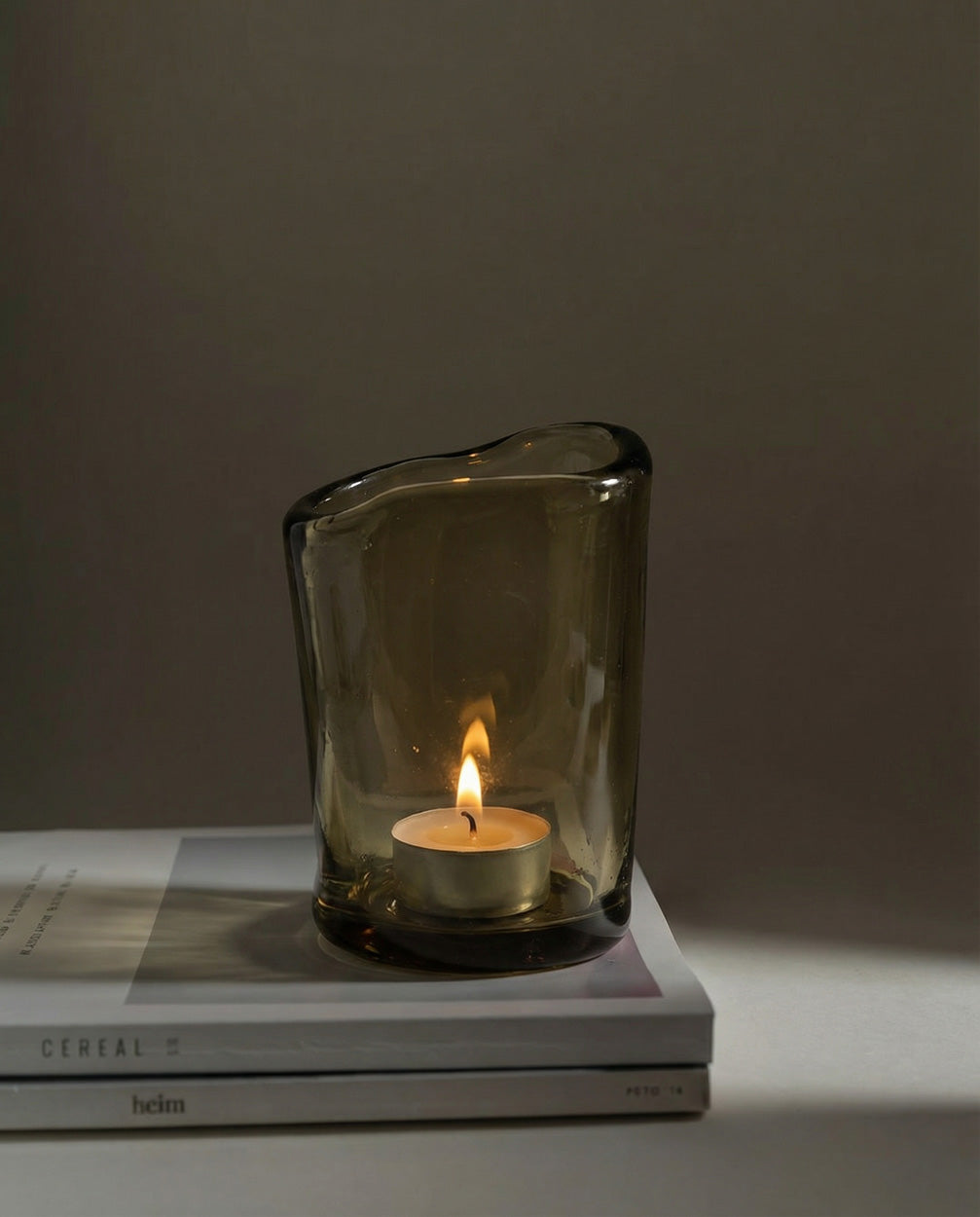 The Nocturne Candle Holder - Charcoal - L