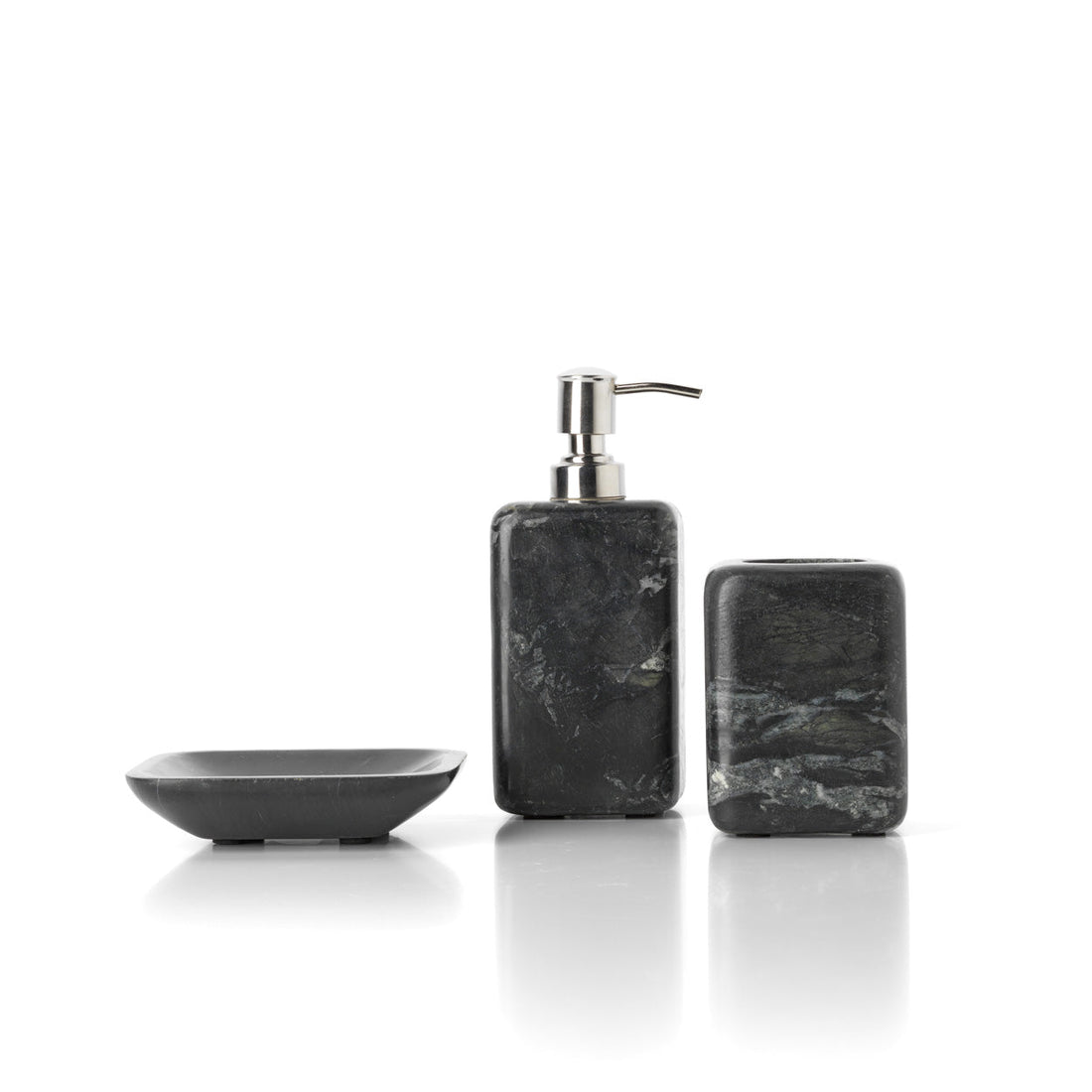 The Marble Soap Dish - Marine Black