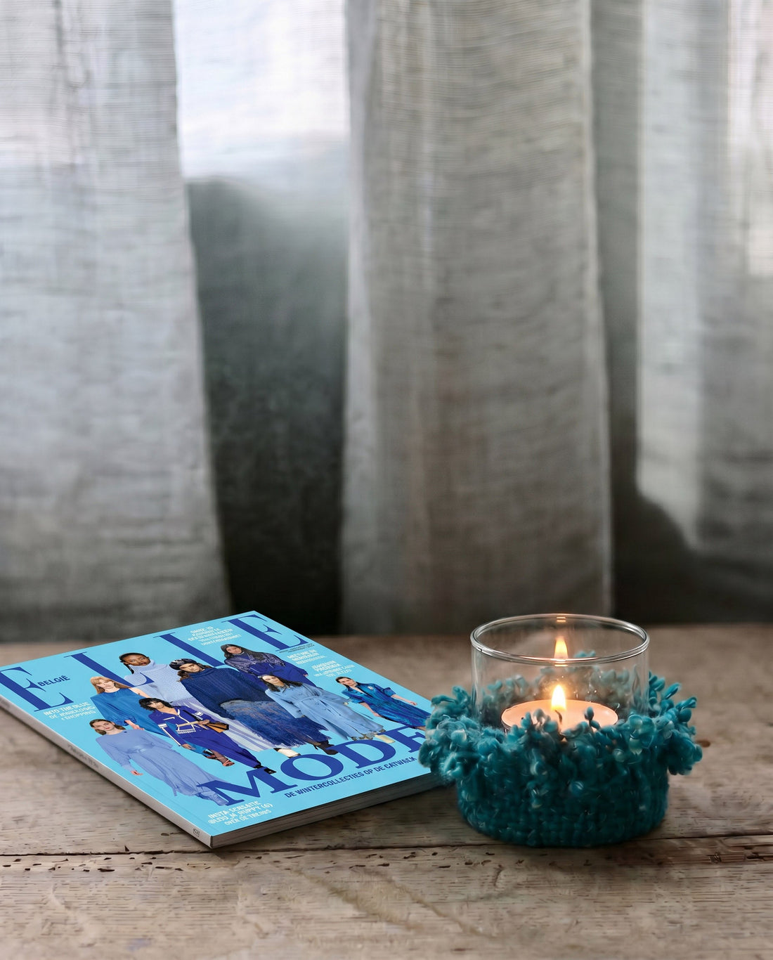 The Oh My Gee Candle Holder - Aqua - S