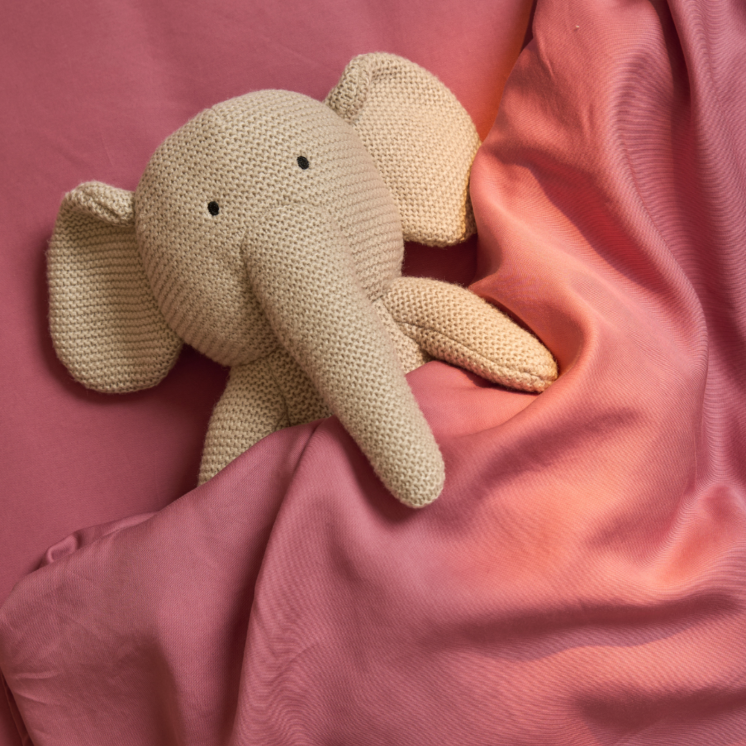 Coco & Cici - Kids - TENCEL Twill Dekbedovertrek Dusty Rose  -
