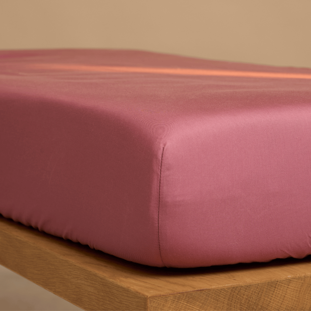 Coco & Cici - Kids - Hoeslaken TENCEL Twill Dusty Rose - 70x145x15