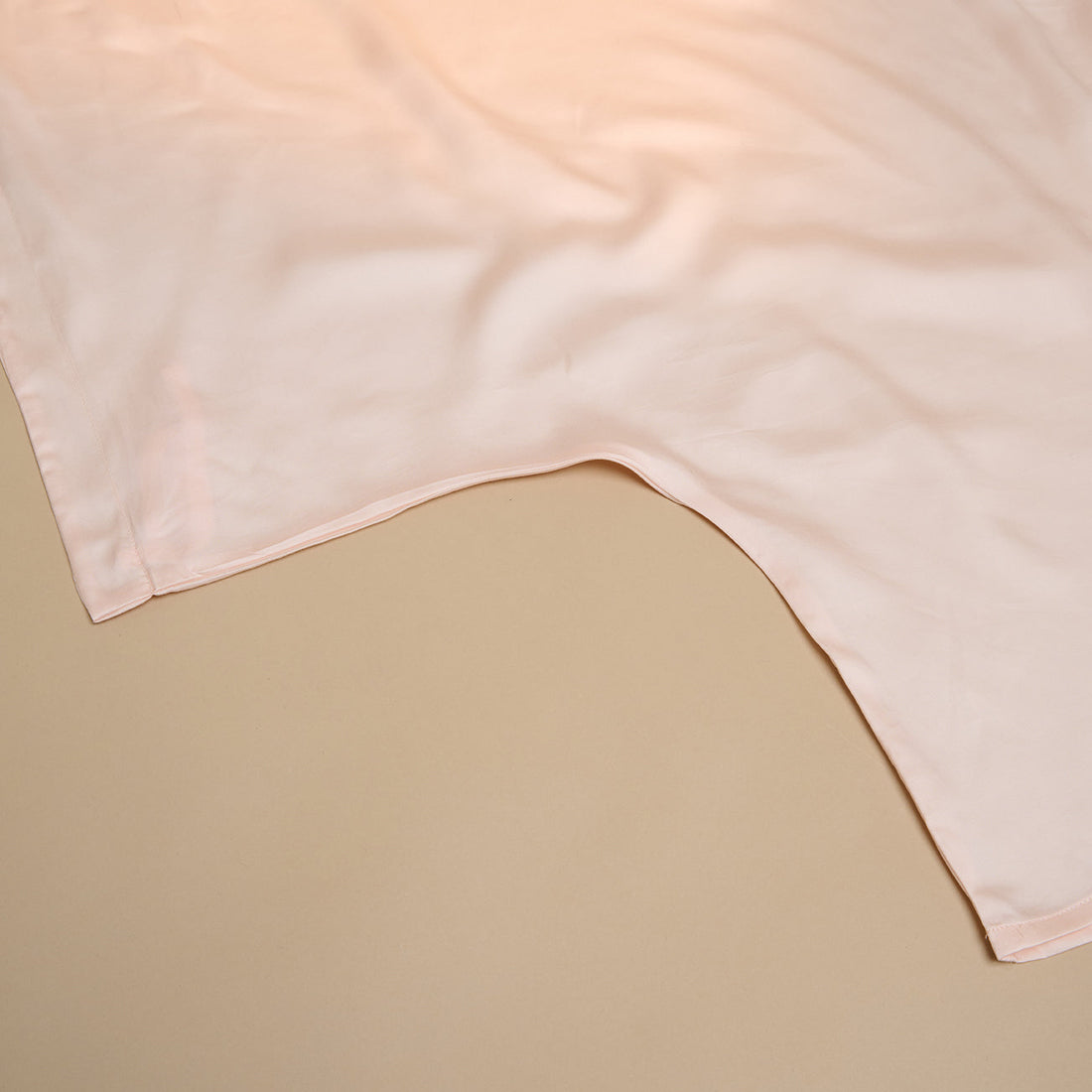 Coco & Cici - TENCEL Sateen Dekbedovertrek Perzik Wit | + 1 kussensloop 60x70