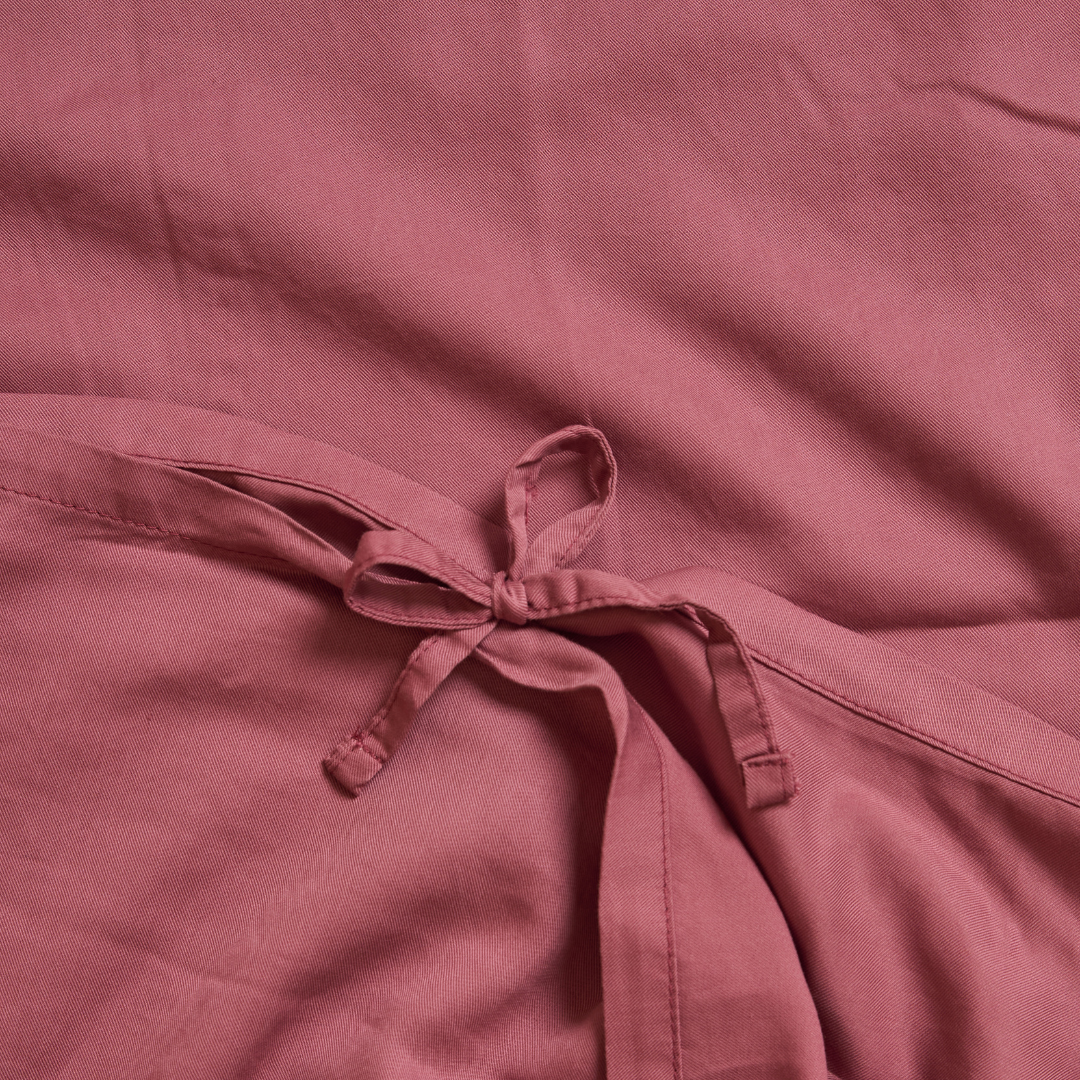Coco & Cici - TENCEL Twill Dekbedovertrek Dusty Rose | + 2 kussenslopen 60x70
